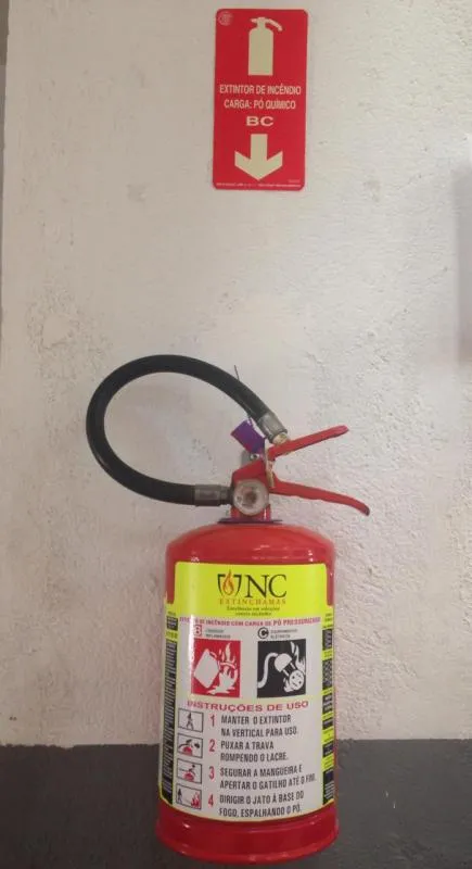 Instalação de extintores